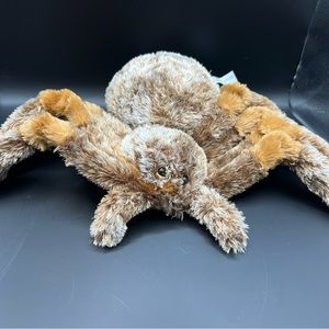 2006 Wishpets Scary Hairy Tarantula Plush Spider Extra Soft Brown Fluffy